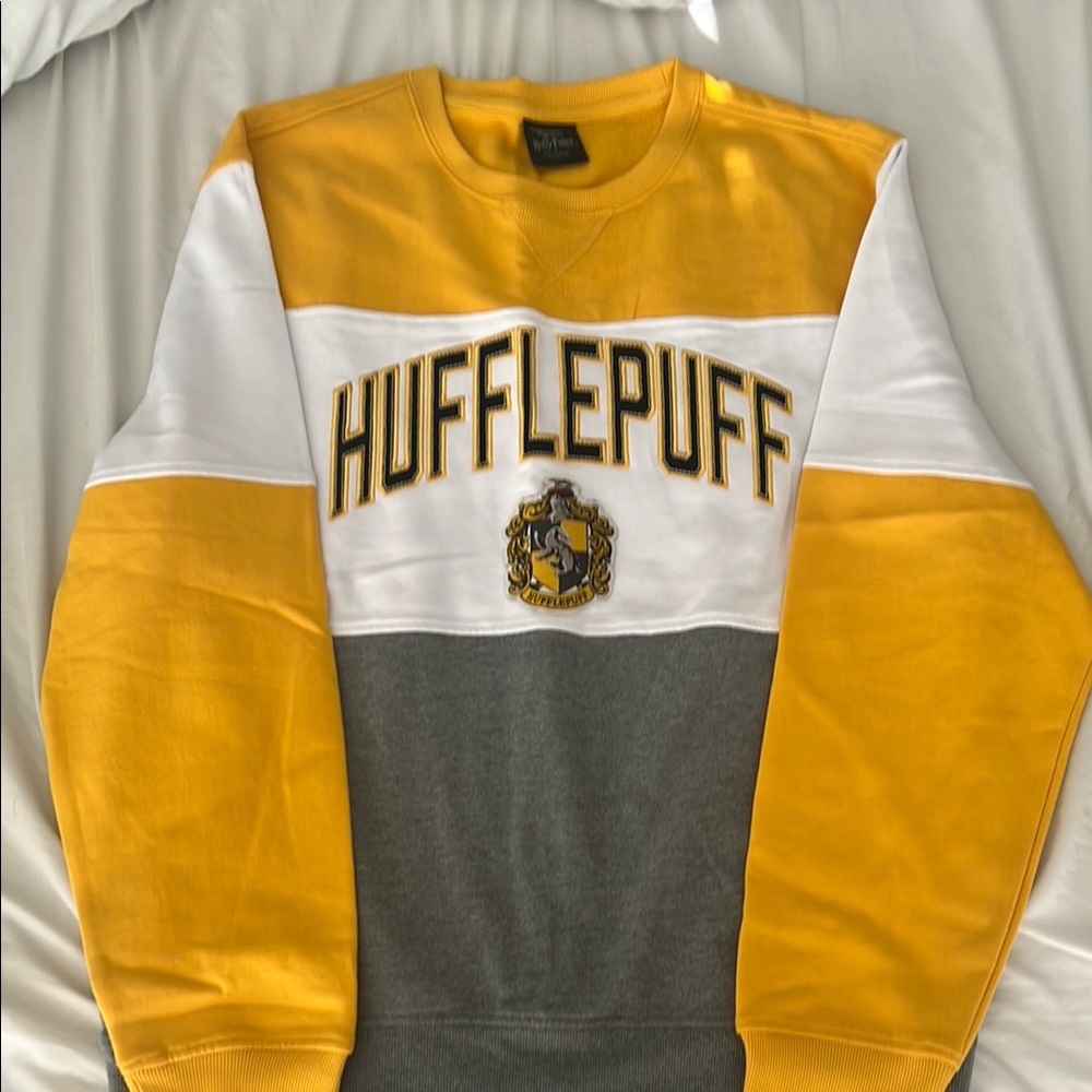 Hufflepuff Yellow and Gray sweatshirt